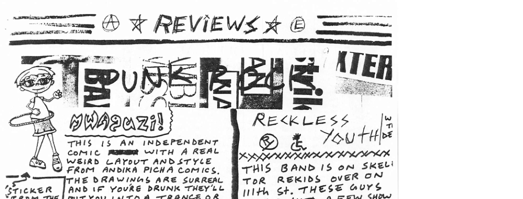 THIS 1§ AN INDEPENDENT I B comic mammm —ITH A REAL Gy B) WEIRD LATOLT ANDSTYLE FRoM ANDBIKA PICHA ComMics, —;} ITHE DRAWINGS ARE SURREAL %71ckeR | AND \F YOURE DRUNK THEYLL Coidais neinF suidd Waii i apared urn st s 4. RE<KLESS © & Tou ‘HJ‘E THIS BAND 15 on SKEL! ToR REKIDS GVER ON 11+ S+, THESE Gurs L T